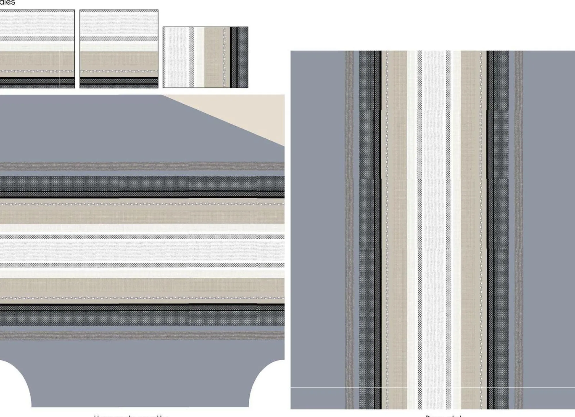 Camif Taies D'Oreiller>TRADILINGE Taie d'oreiller percale Marlow Acier - Taie d'oreiller 50 x 70 cm
