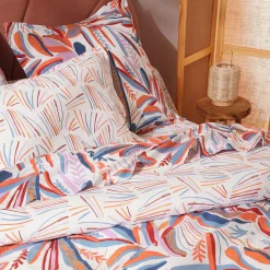 Camif Taies D'Oreiller>TRADILINGE Taie oreiller coton Perroquet Salsa - 50 x 70 cm