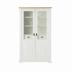 Camif Meubles Vitrines>Vaisselier blanc et bois Apolline